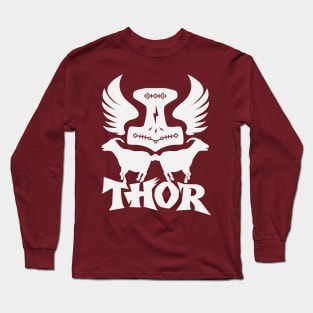 Succeed With THORS MJOLNIR GOATS EMBLEM Long Sleeve T-Shirt